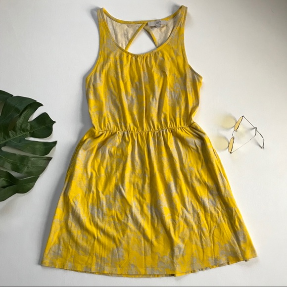 Yellow Damask Dress